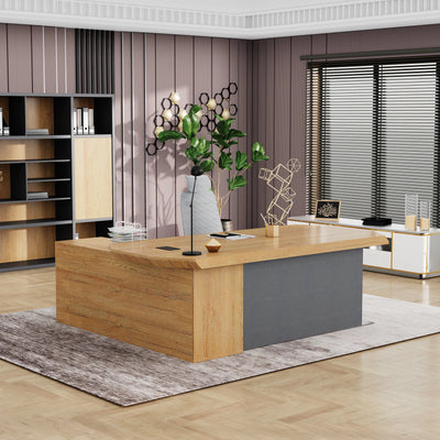Khloe · Modern L-Shaped Executive Desk