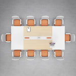 Lennox · Collaborative Meeting Table, White