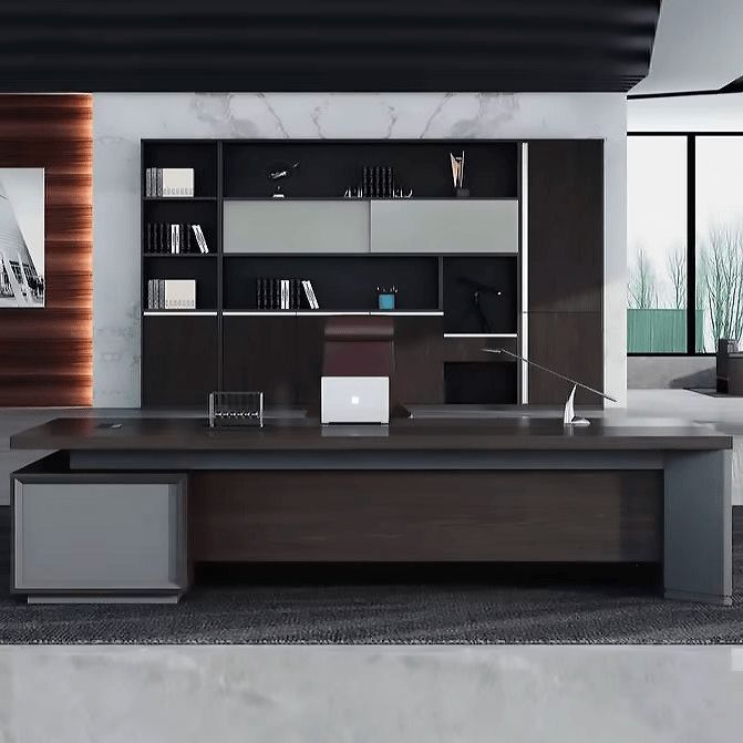 Lory · Modern L-Shaped Executive Desk