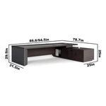 Lory · Modern L-Shaped Executive Desk