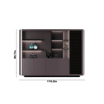 Luna ·  Office Shelves w/ Lighting & Storage