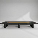Lynix · Conference Room Table — Glossy Black