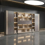 Fairwyn · Office Shelves w/ Integrated Lighting & Storage