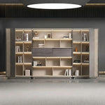 Fairwyn · Office Shelves w/ Integrated Lighting & Storage