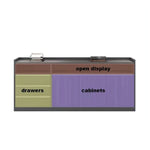 Estantería tipo credenza Mammoth de 79