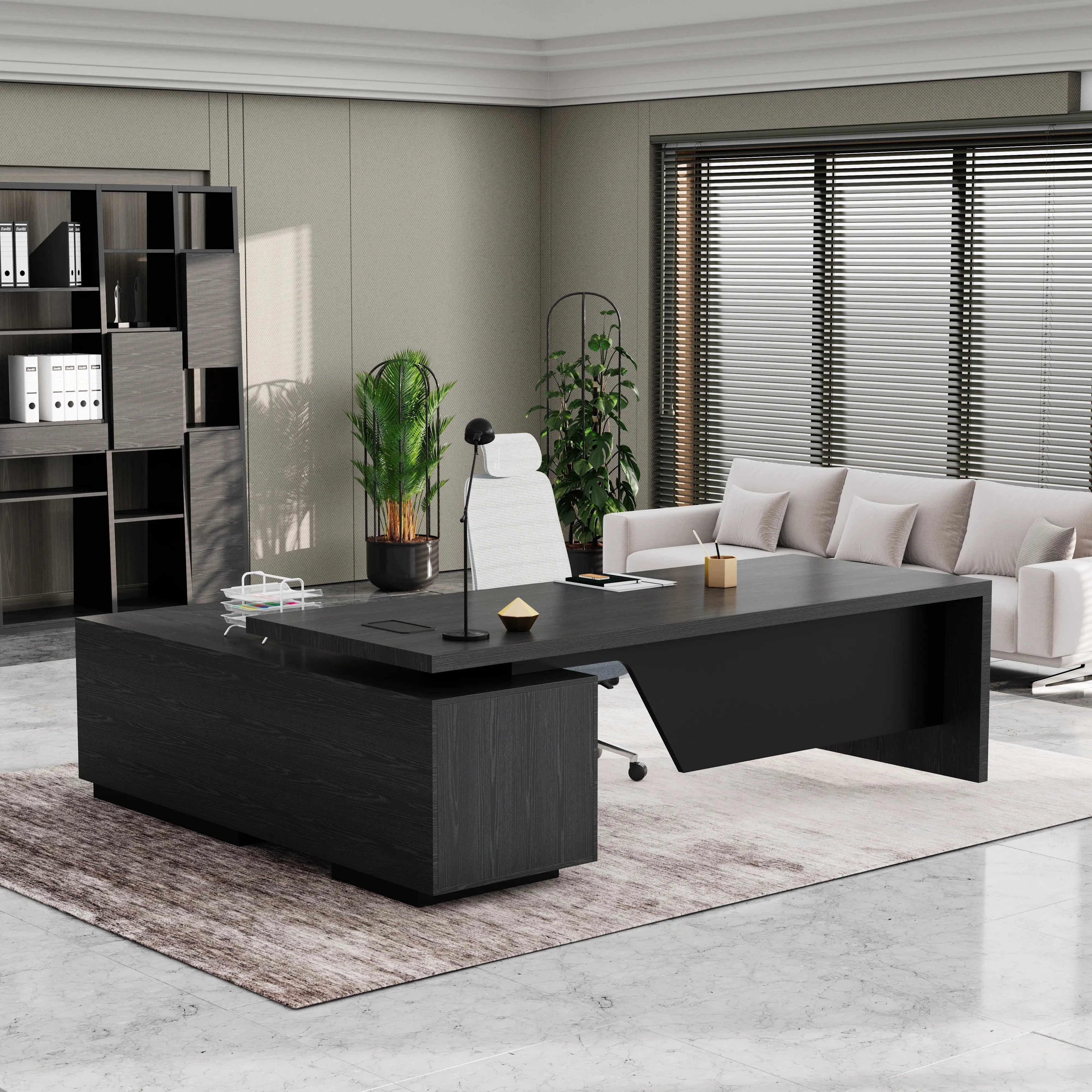 Maverick · Modern L-Shaped Executive Desk
