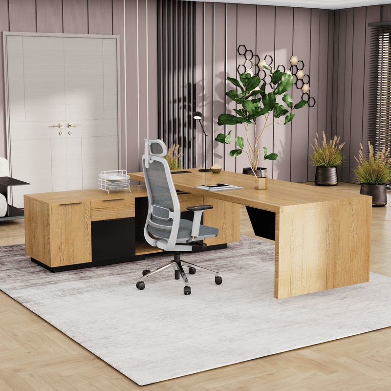 Maverick · Modern L-Shaped Executive Desk