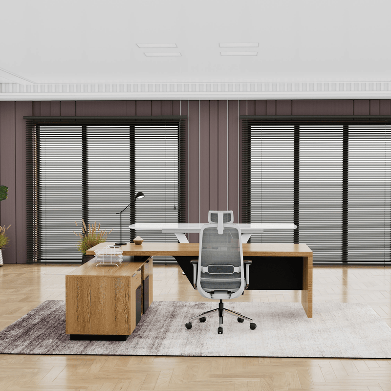 Maverick · Modern L-Shaped Executive Desk