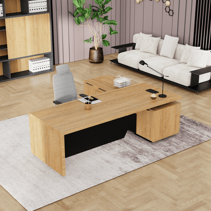 Maverick · Modern L-Shaped Executive Desk