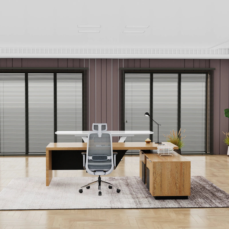 Maverick · Modern L-Shaped Executive Desk