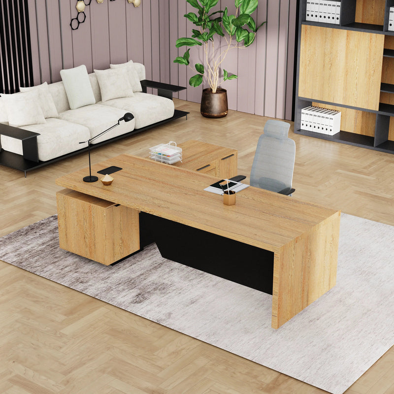Maverick · Modern L-Shaped Executive Desk