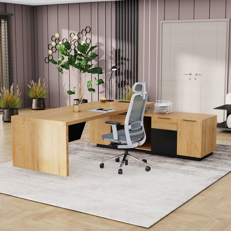 Maverick · Modern L-Shaped Executive Desk