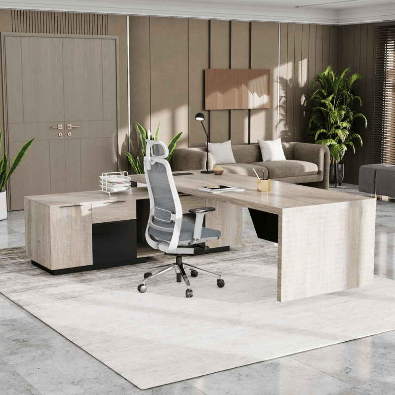 Maverick · Modern L-Shaped Executive Desk
