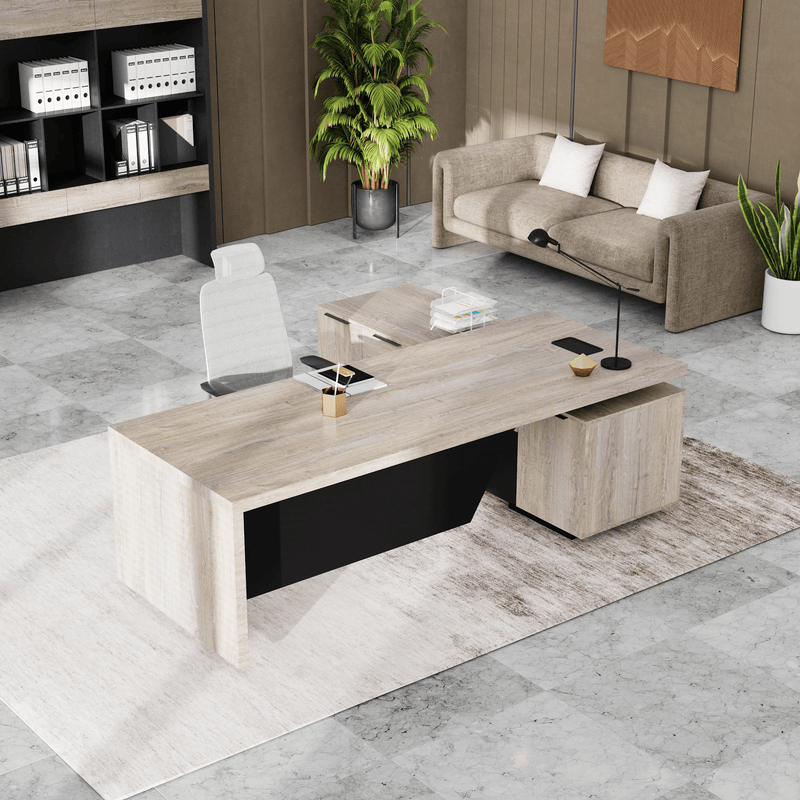 Maverick · Modern L-Shaped Executive Desk