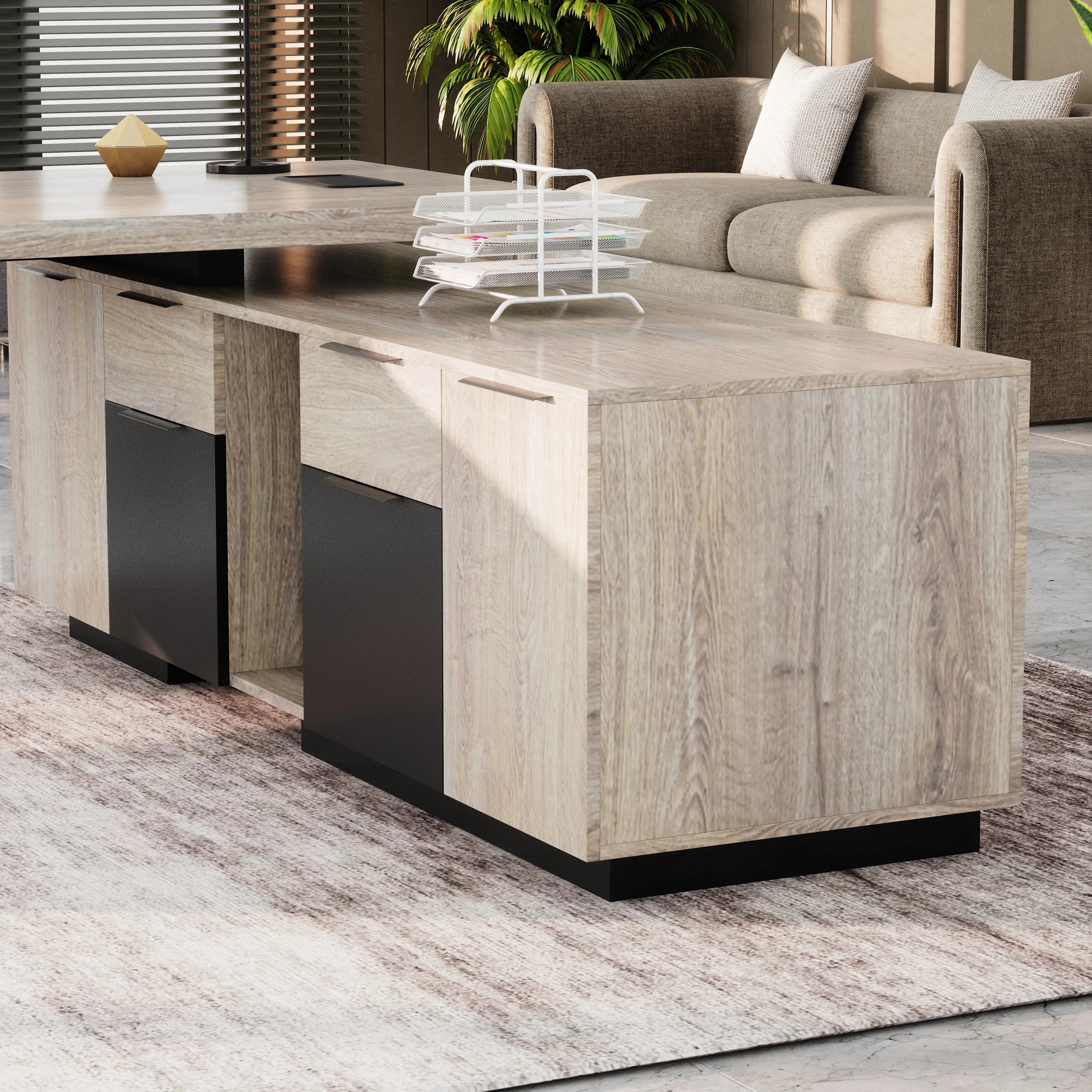 Maverick · Modern L-Shaped Executive Desk
