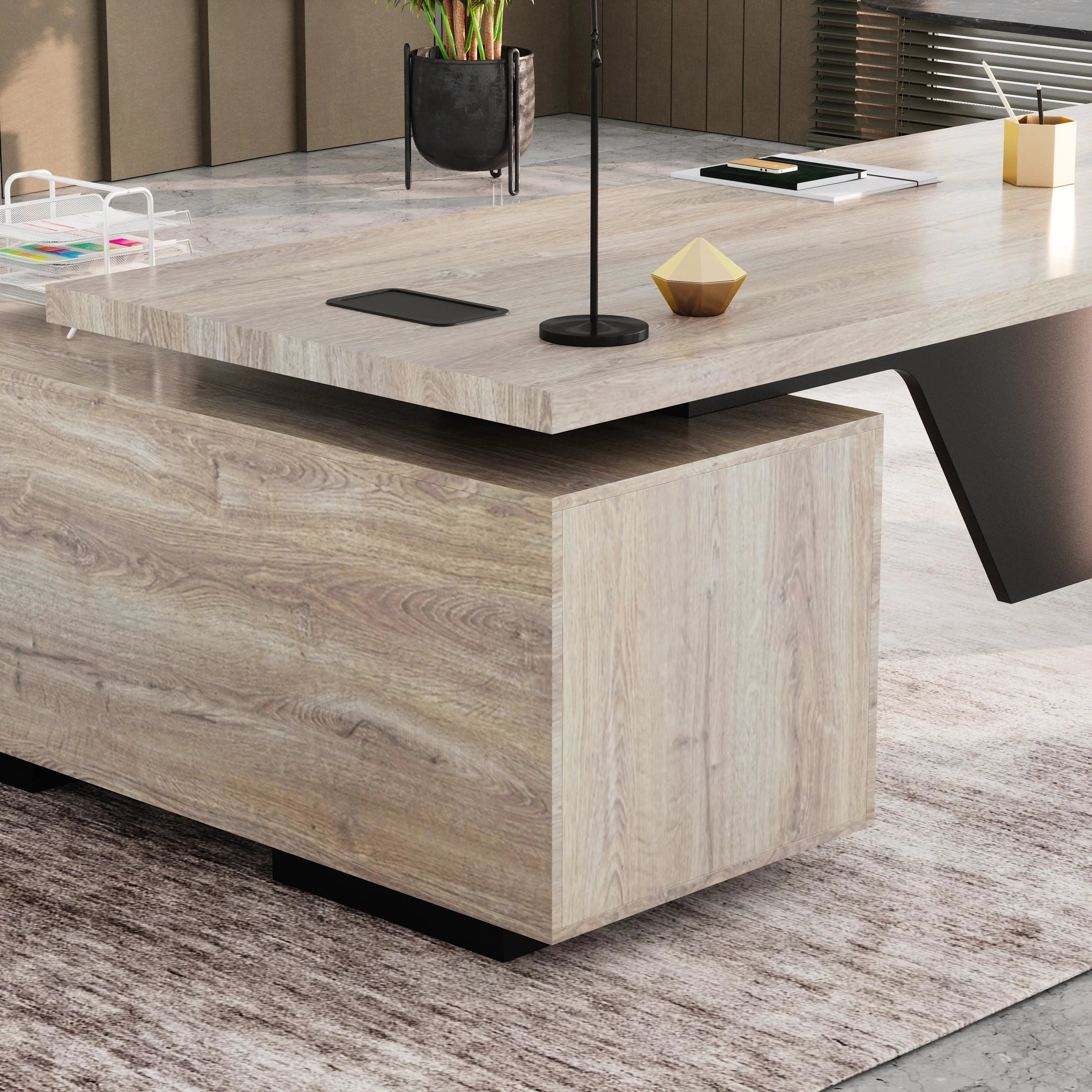 Maverick · Modern L-Shaped Executive Desk