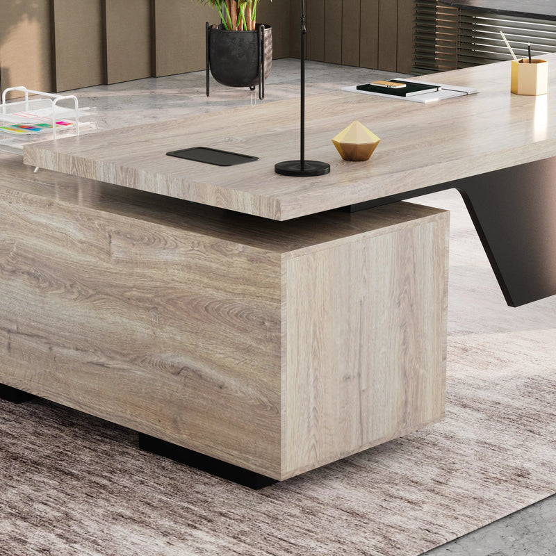 Maverick · Modern L-Shaped Executive Desk