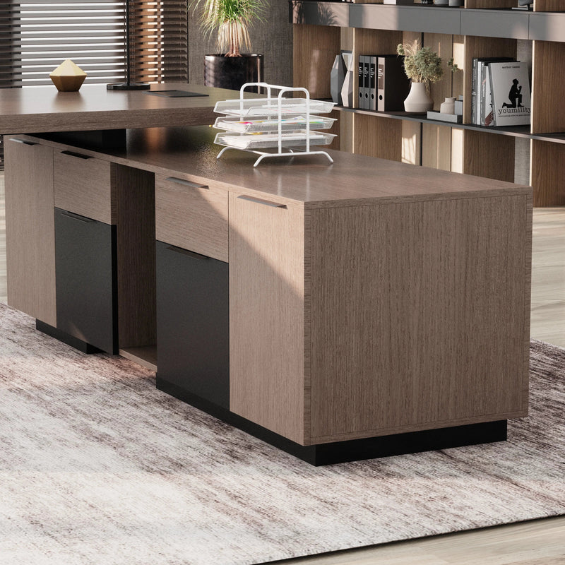 Maverick · Modern L-Shaped Executive Desk