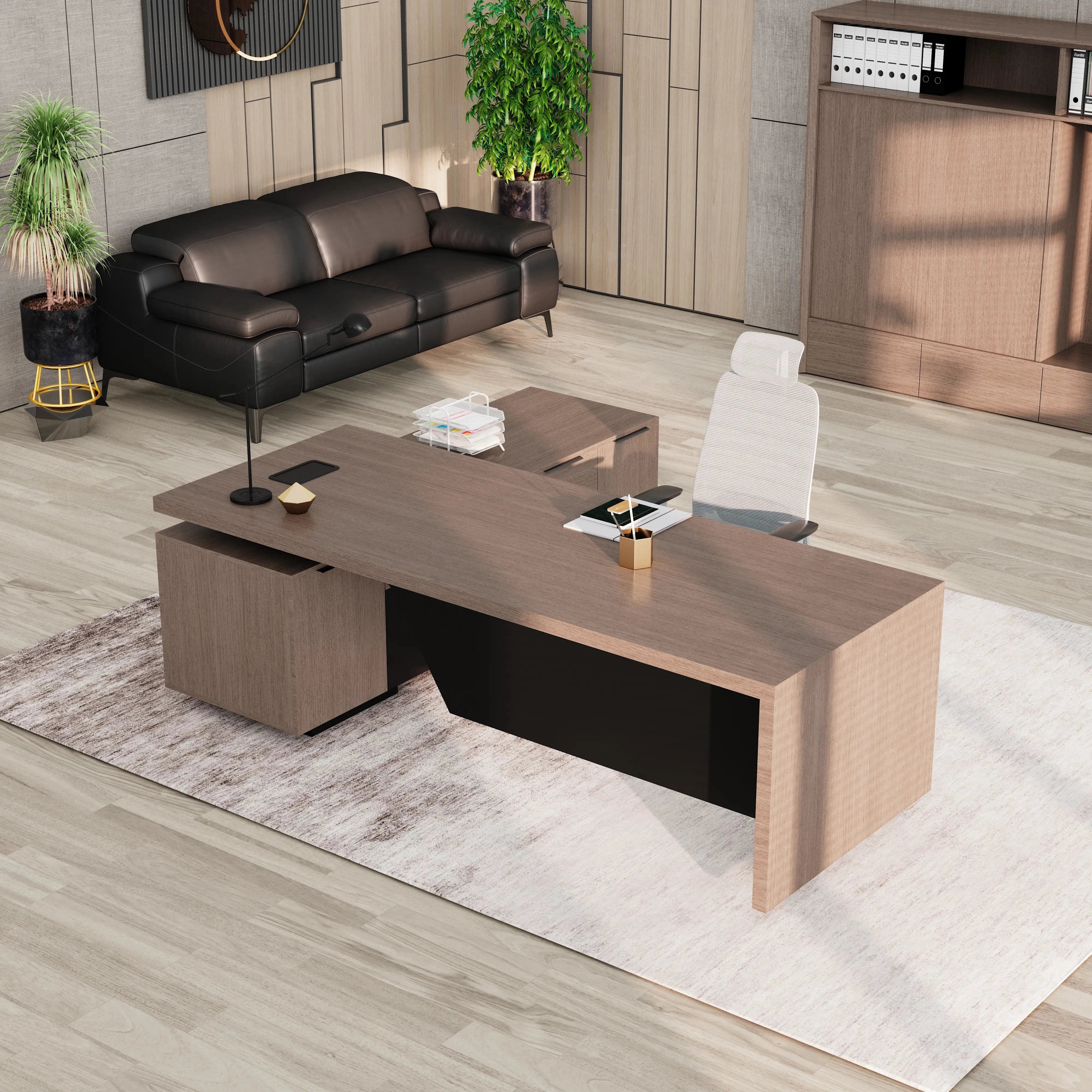 Maverick · Modern L-Shaped Executive Desk
