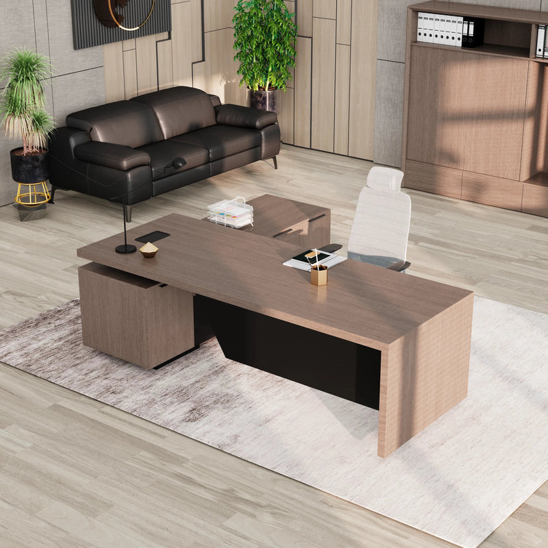 Maverick · Modern L-Shaped Executive Desk