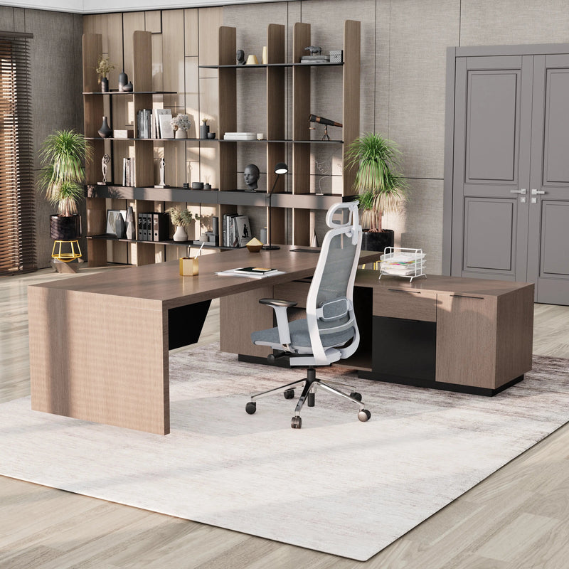 Maverick · Modern L-Shaped Executive Desk