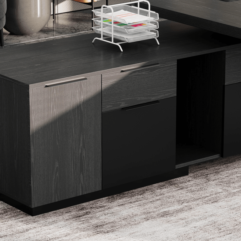 Maverick · Modern L-Shaped Executive Desk