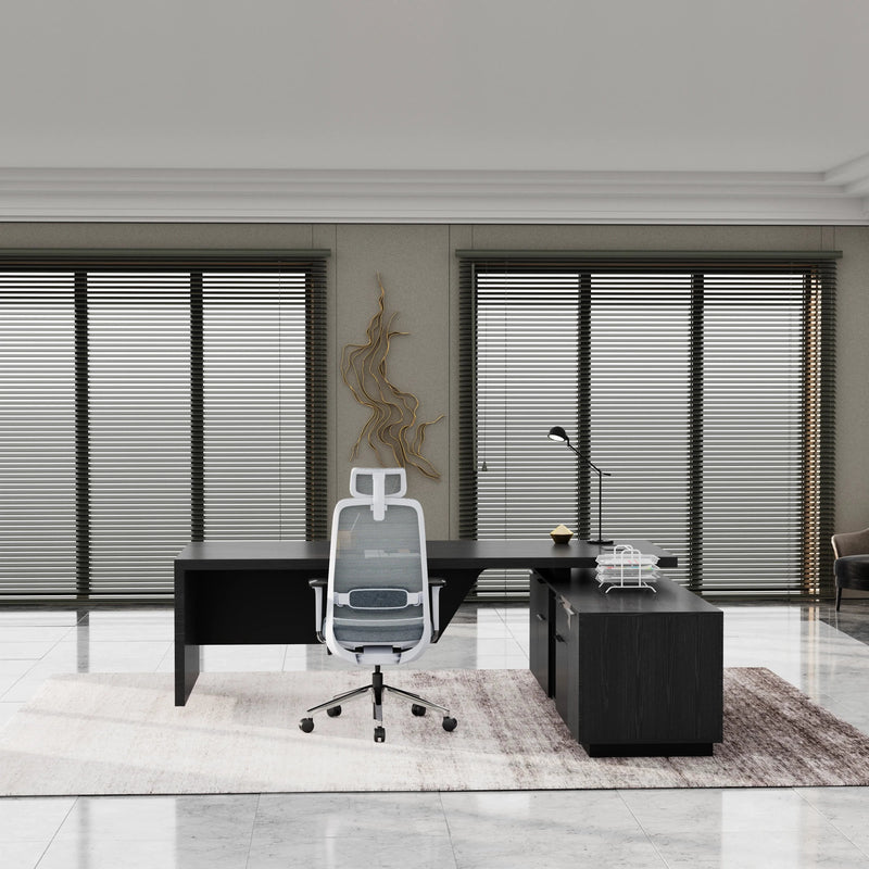 Maverick · Modern L-Shaped Executive Desk