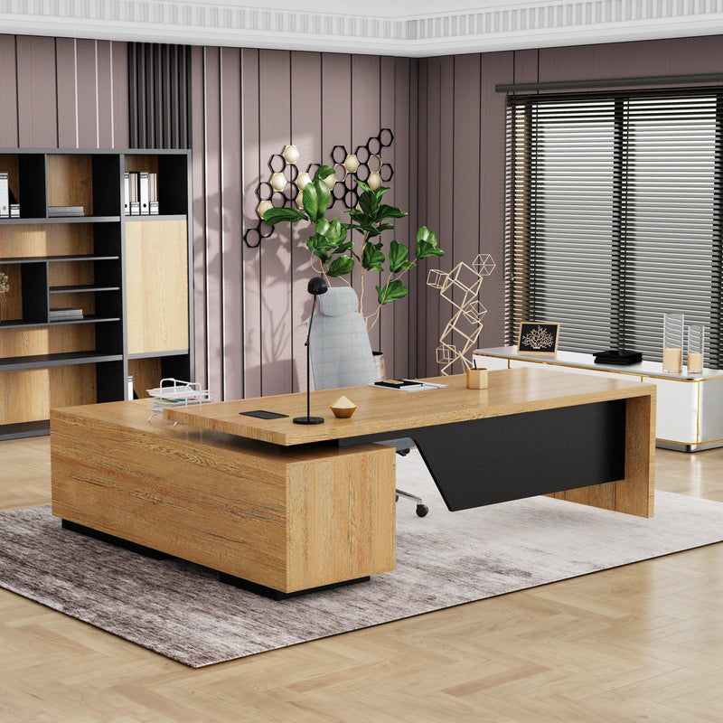 Maverick · Modern L-Shaped Executive Desk