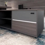 Meredith · Modern L-Shaped Executive Desk