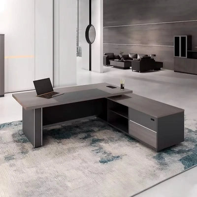 Meredith · Modern L-Shaped Executive Desk
