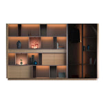 Michelangelo · Office Shelves w/ Integrated Lighting