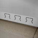 Mira · Standard Cubicle Workstation, White