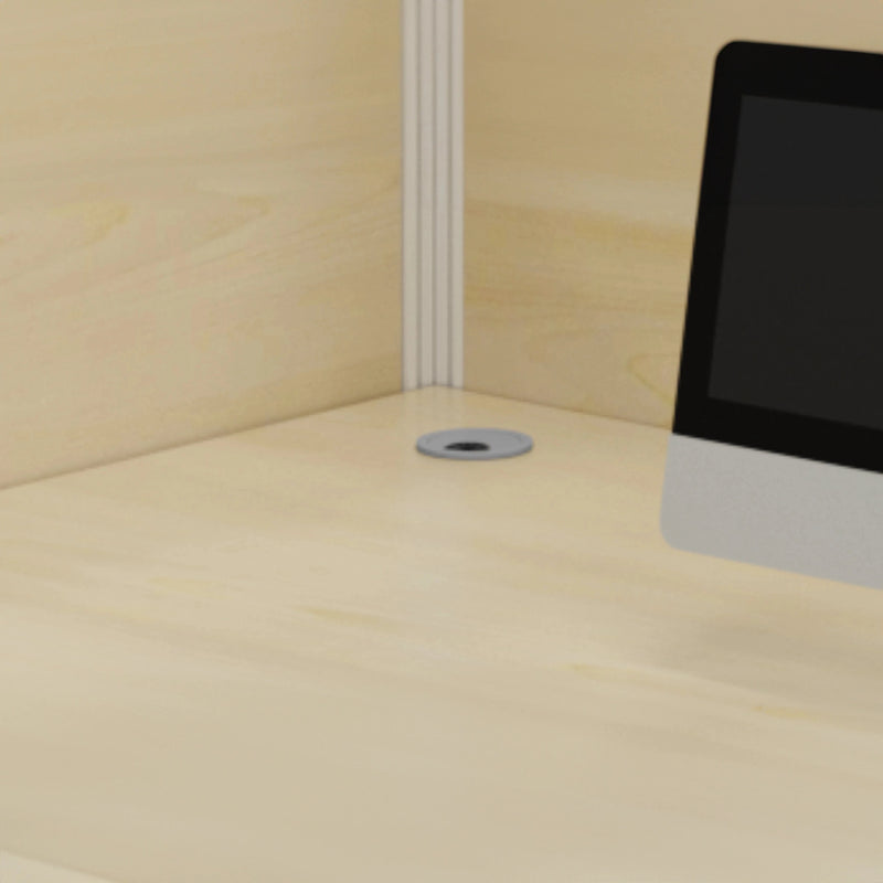 Mira · Standard Cubicle Workstation, White