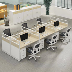 Mira · Standard Cubicle Workstation, White