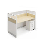 Mira · Standard Cubicle Workstation, White
