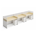 Mira · Standard Cubicle Workstation, White