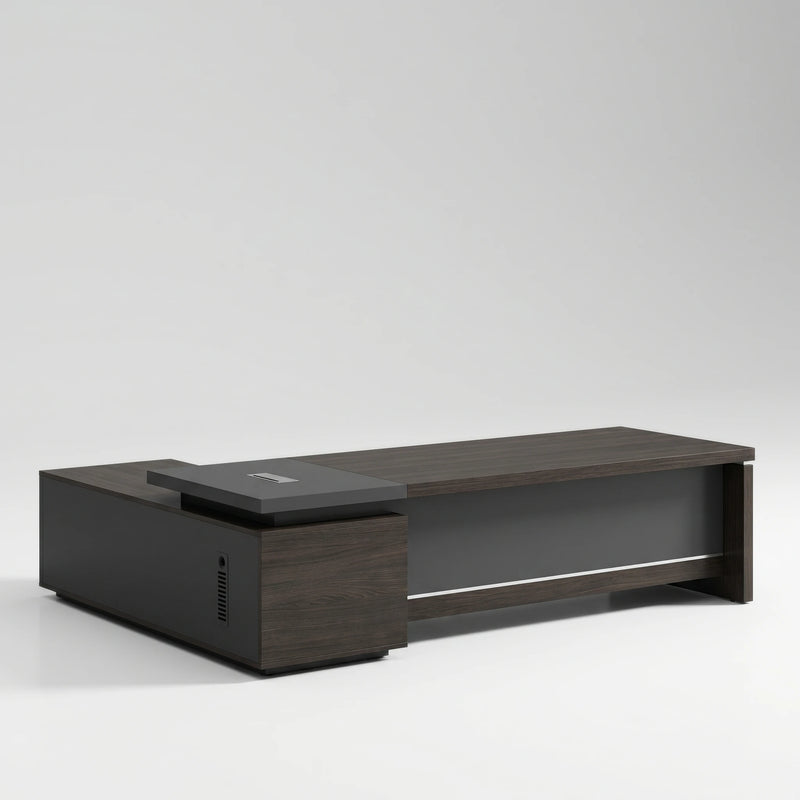 Danton · Modern L-Shaped Executive Desk