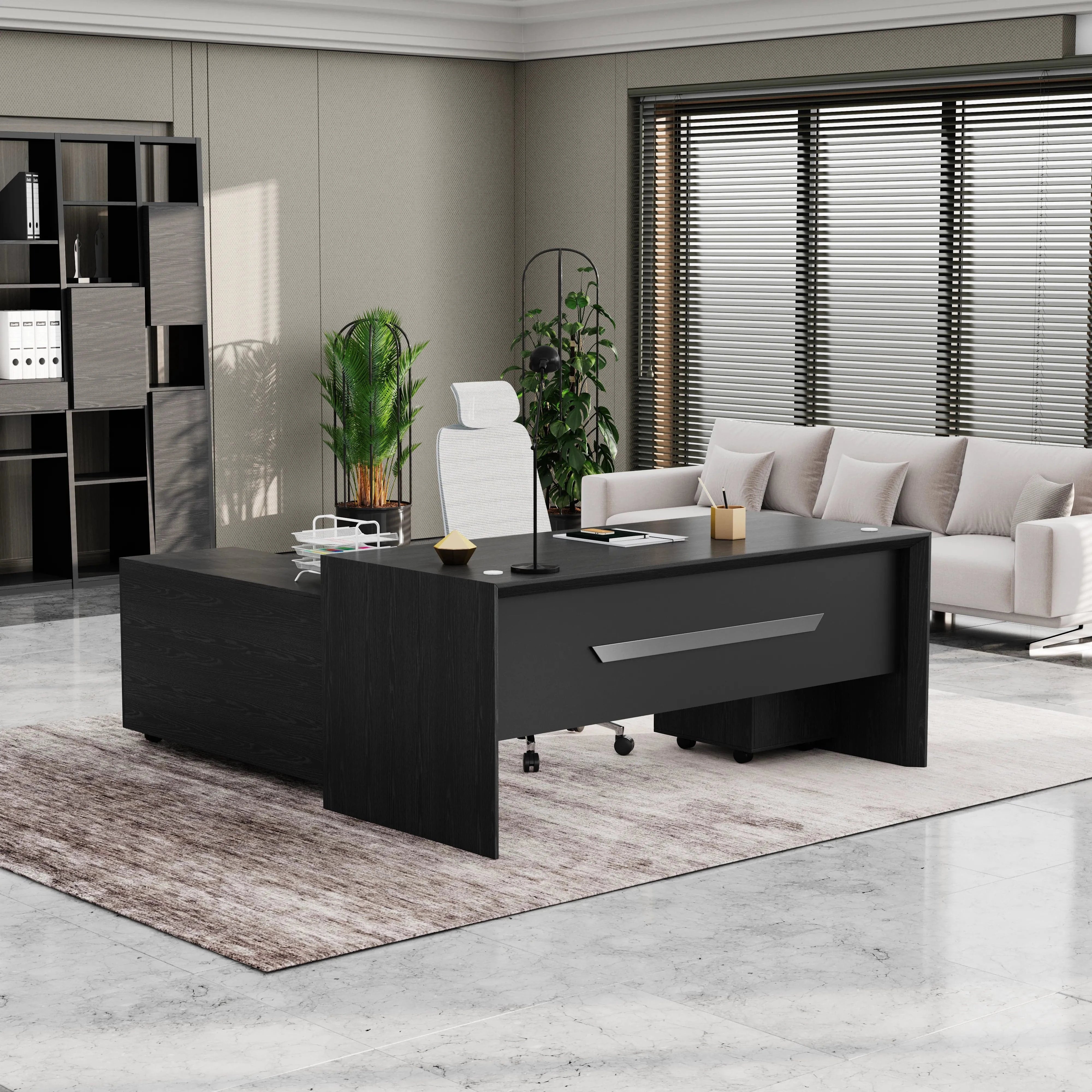 Neptune · Executive Desk w/ Mobile Storage