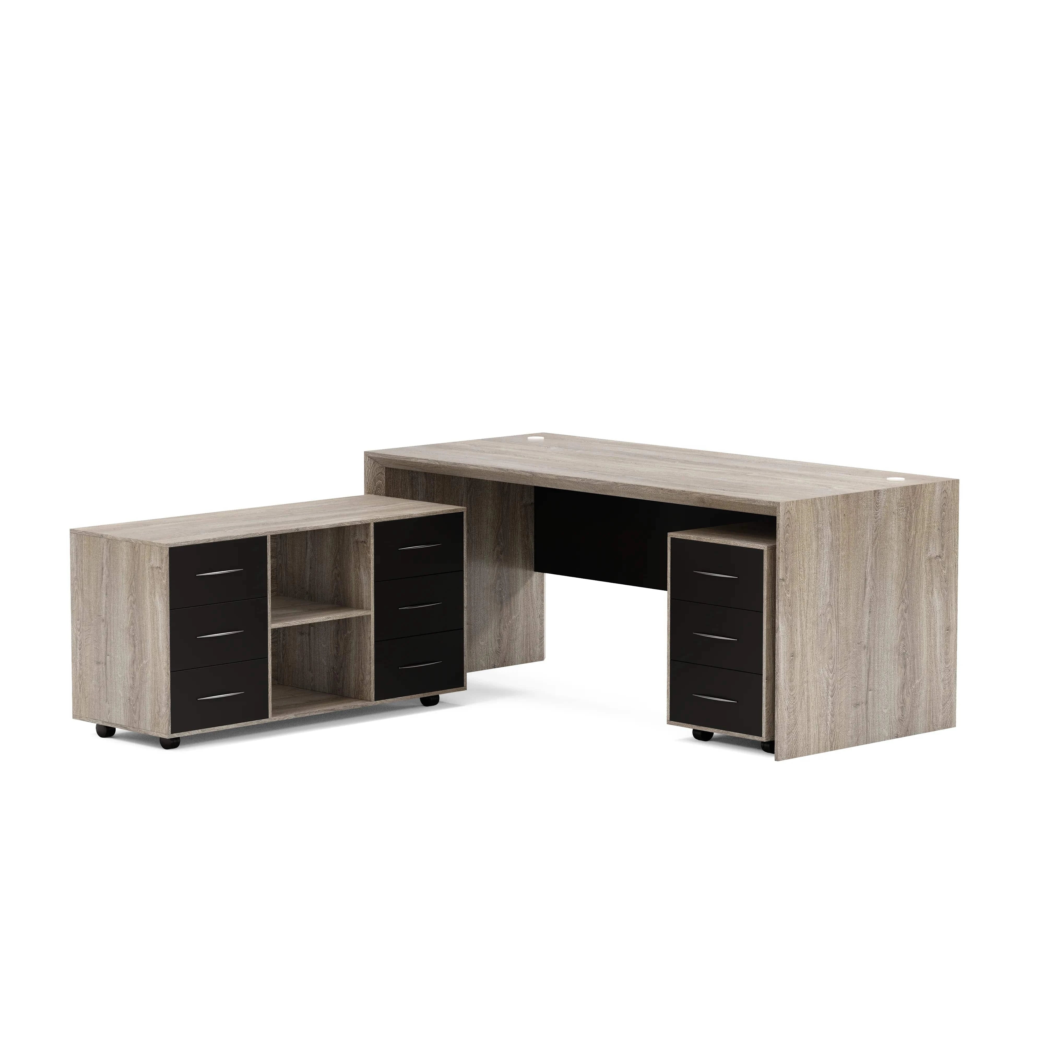 Neptune · Executive Desk w/ Mobile Storage
