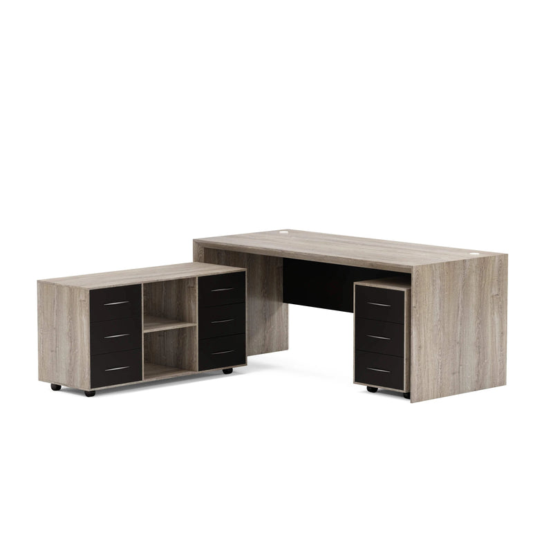 Neptune · Executive Desk w/ Mobile Storage