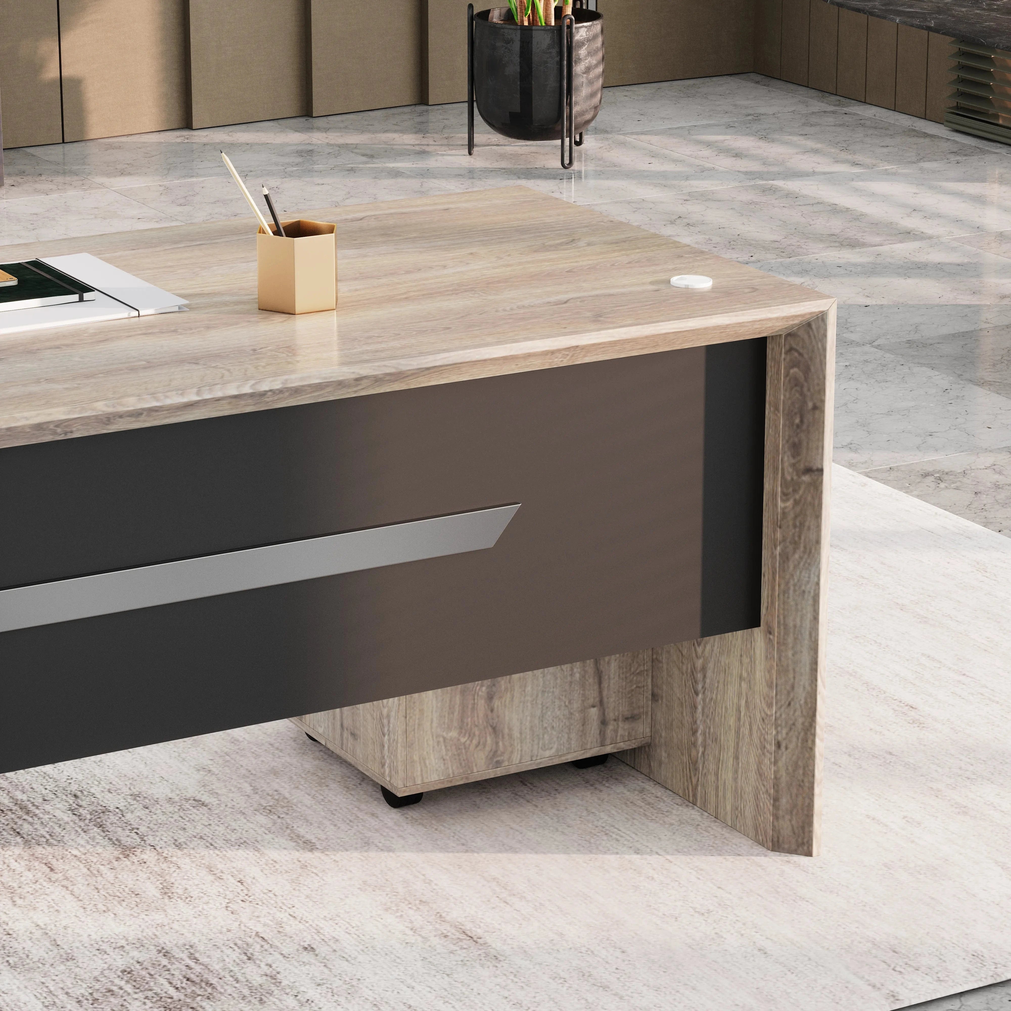 Neptune · Executive Desk w/ Mobile Storage