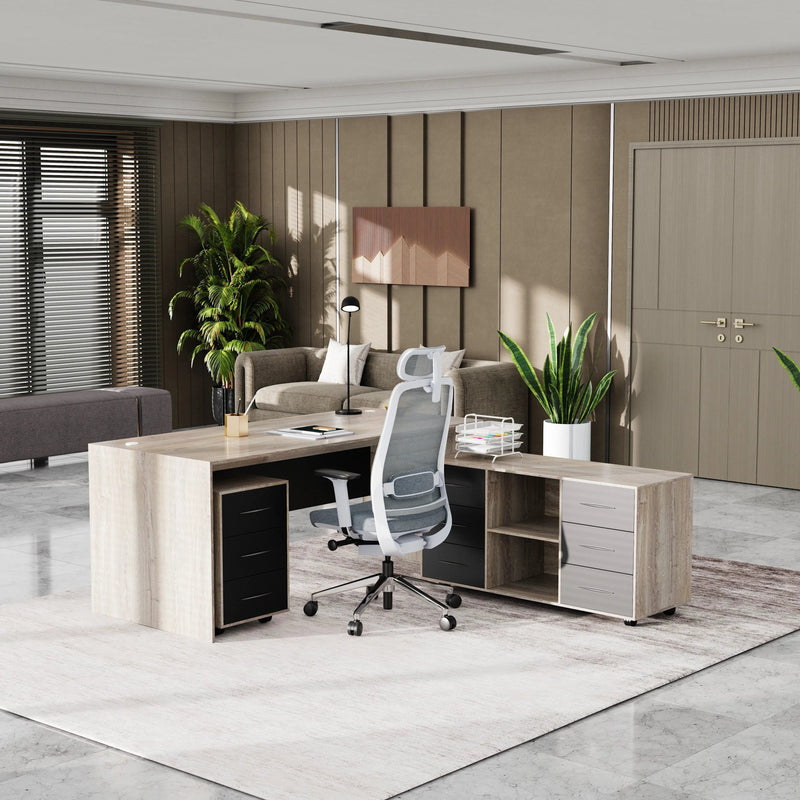 Neptune · Executive Desk w/ Mobile Storage