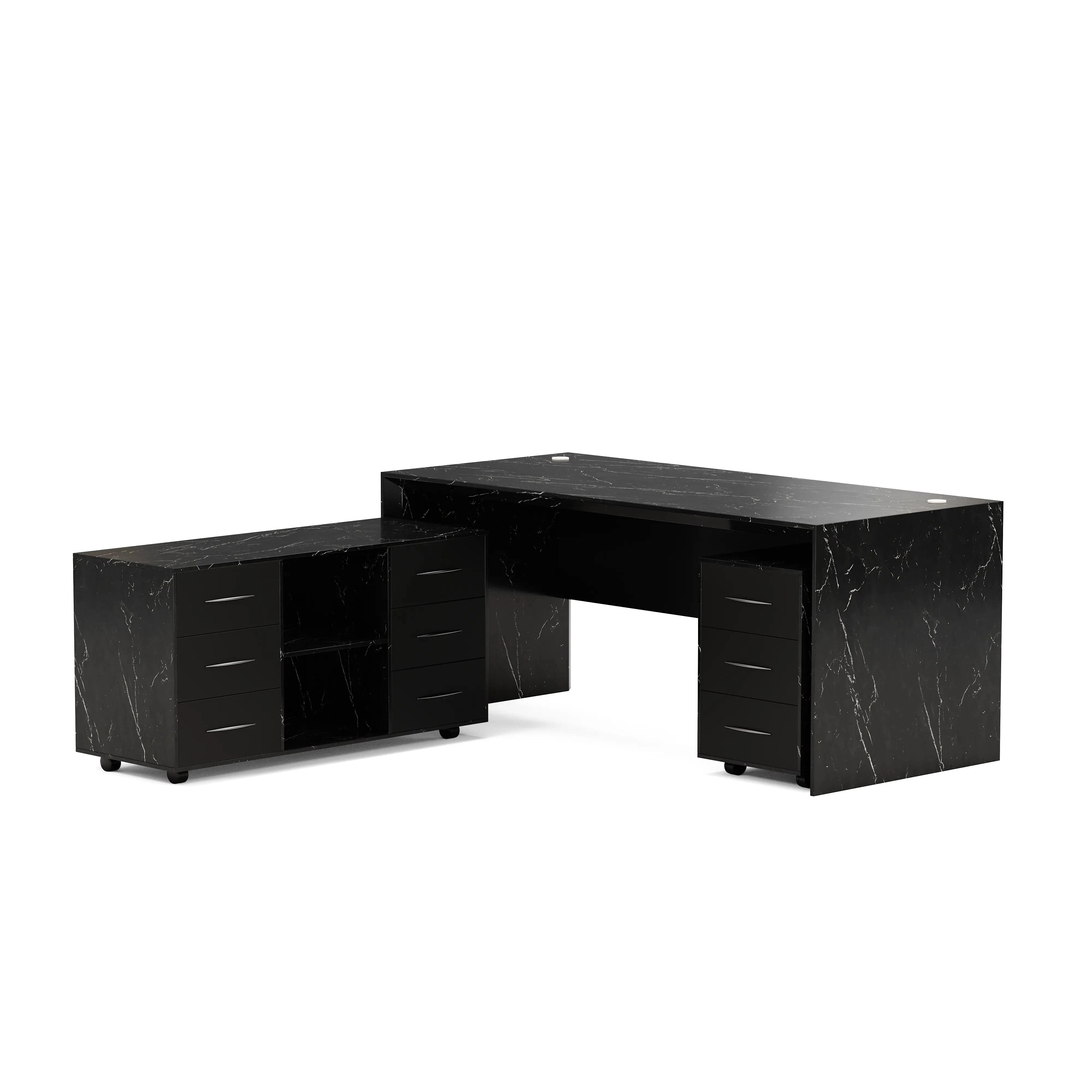 Neptune · Executive Desk w/ Mobile Storage