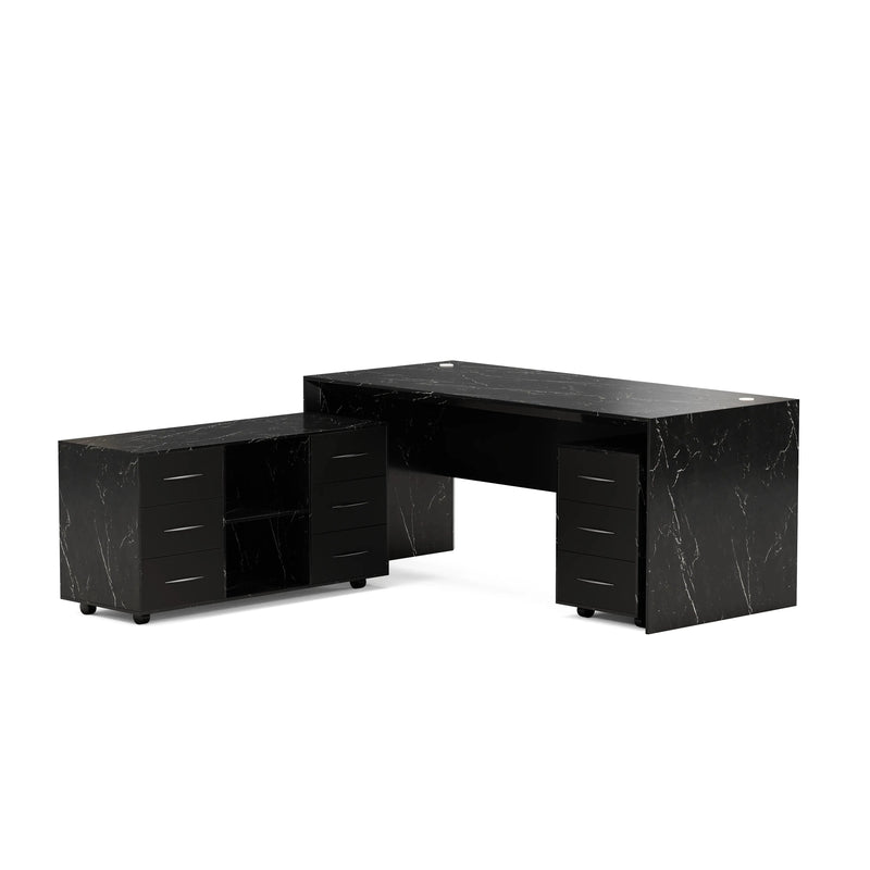 Neptune · Executive Desk w/ Mobile Storage