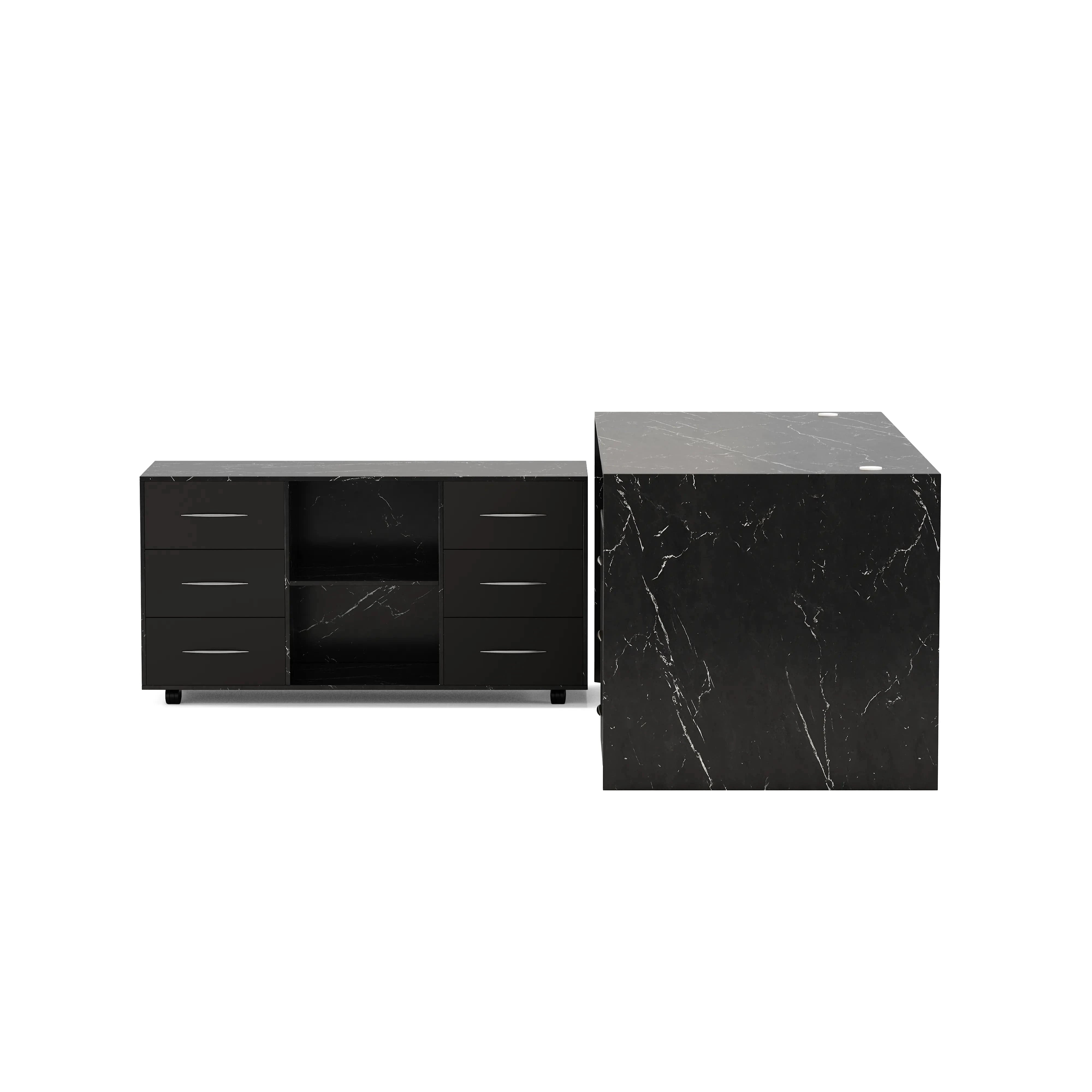 Neptune · Executive Desk w/ Mobile Storage