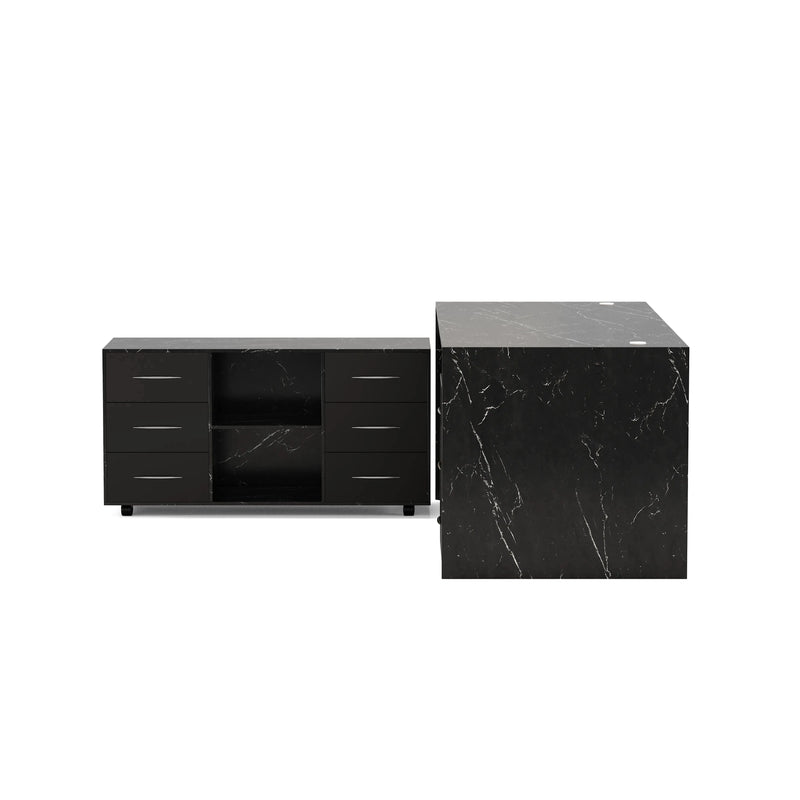 Neptune · Executive Desk w/ Mobile Storage