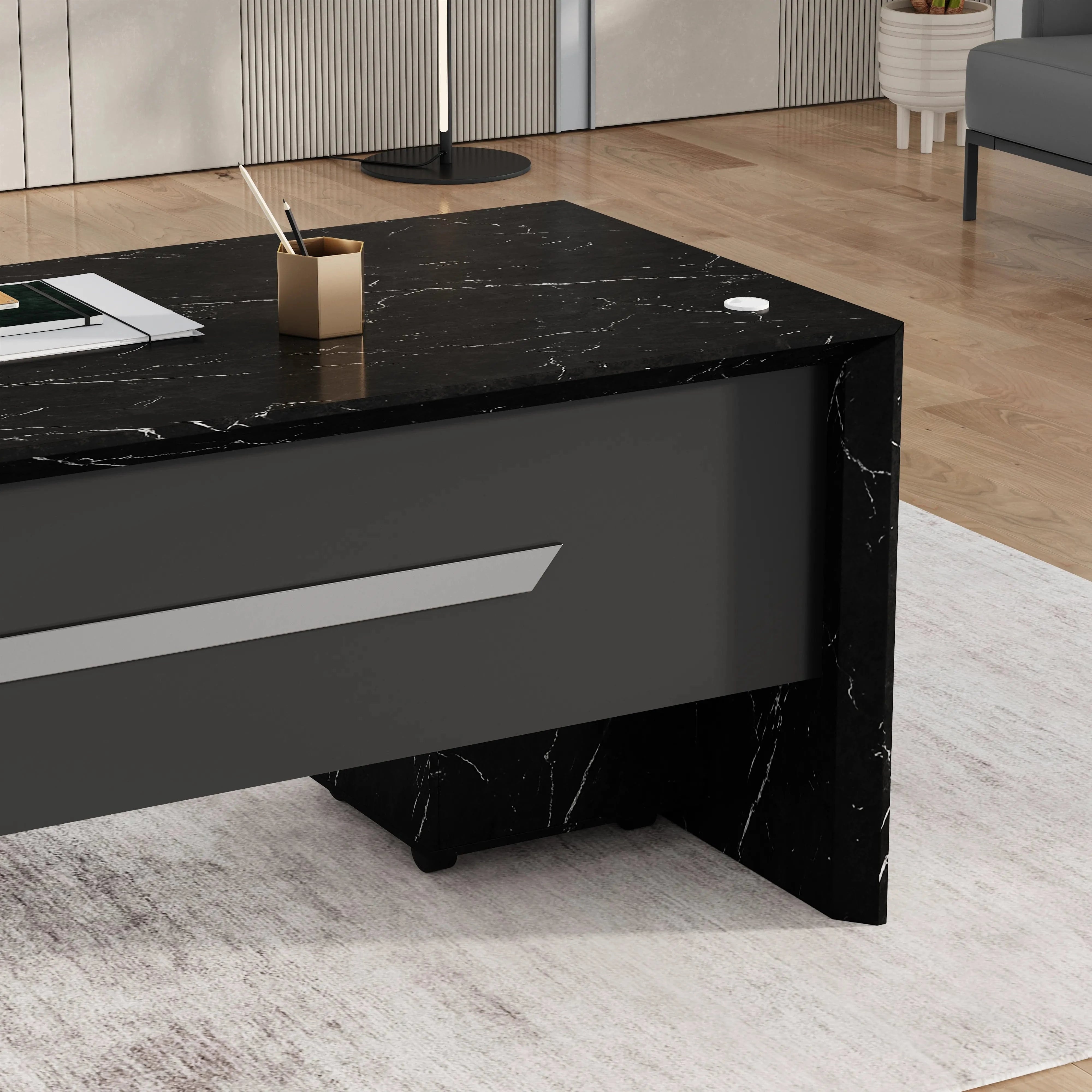 Neptune · Executive Desk w/ Mobile Storage