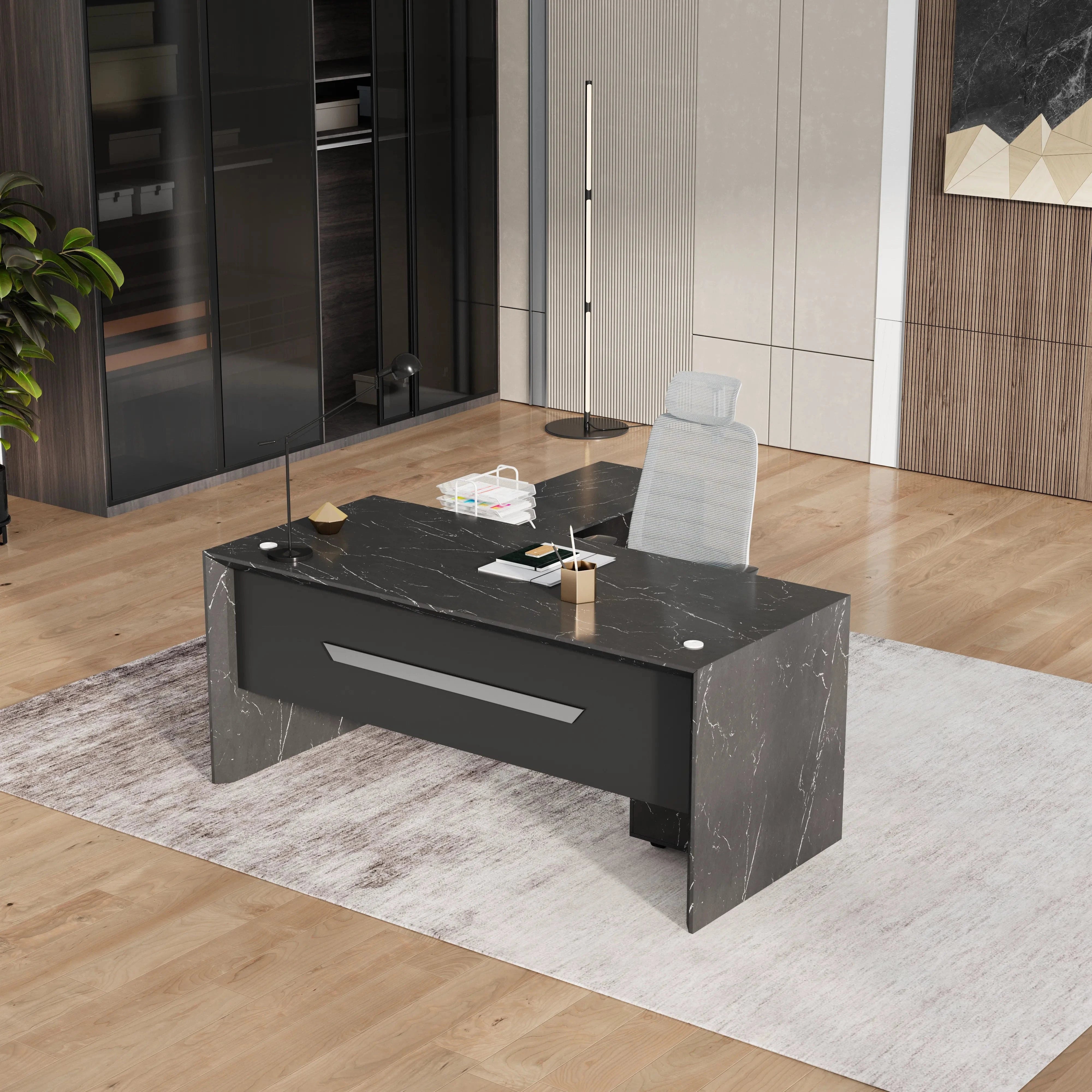 Neptune · Executive Desk w/ Mobile Storage