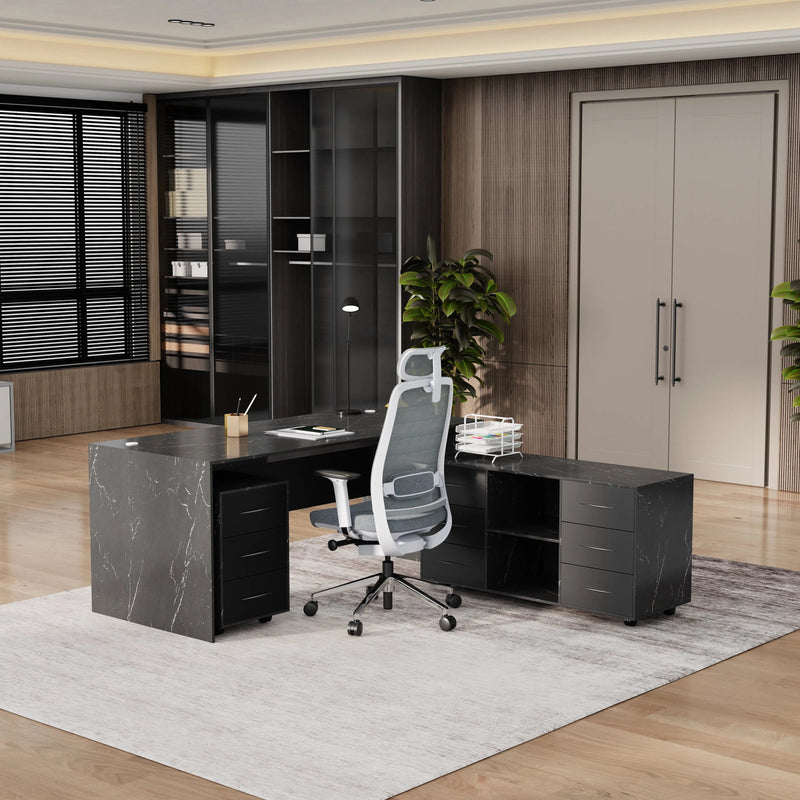 Neptune · Executive Desk w/ Mobile Storage