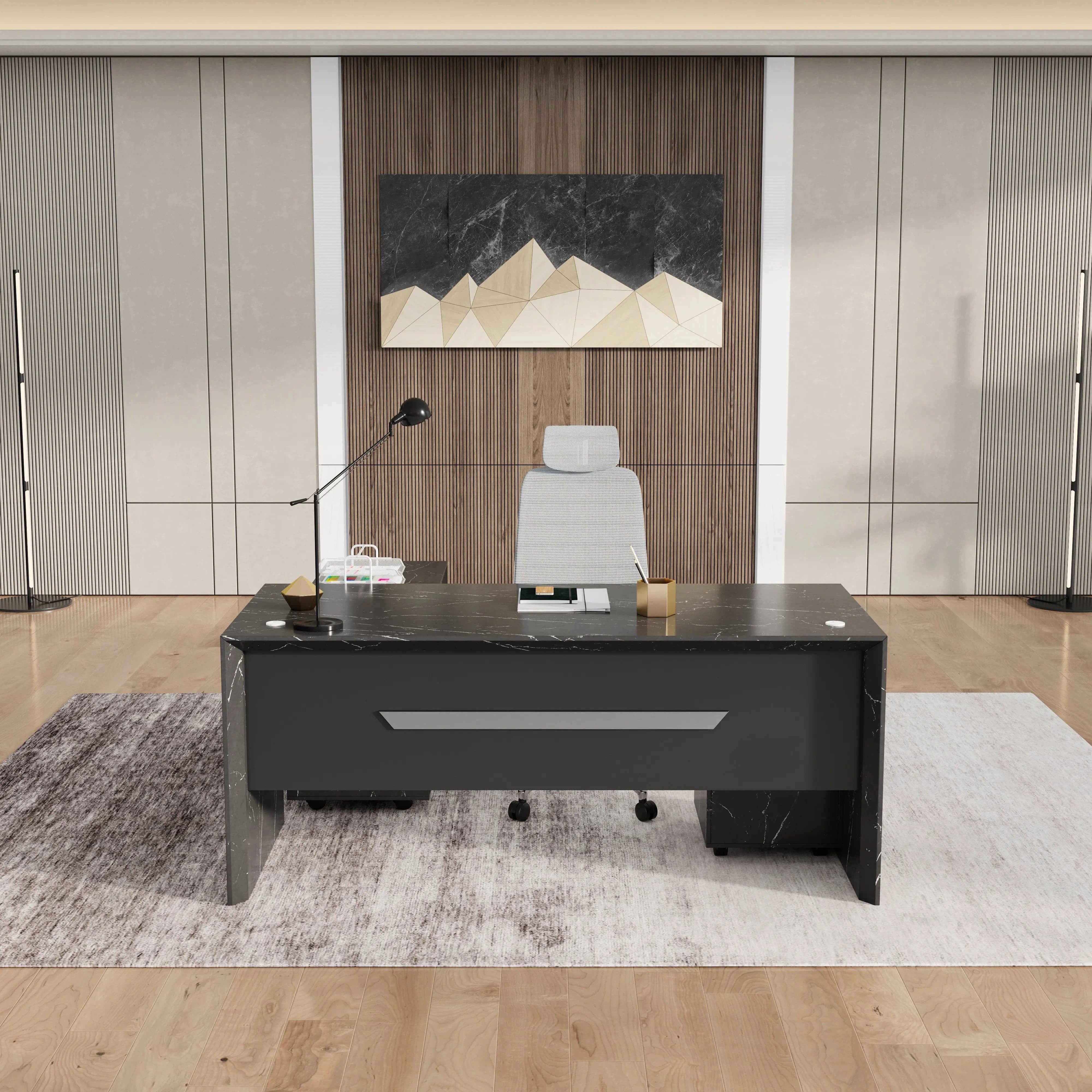 Neptune · Executive Desk w/ Mobile Storage